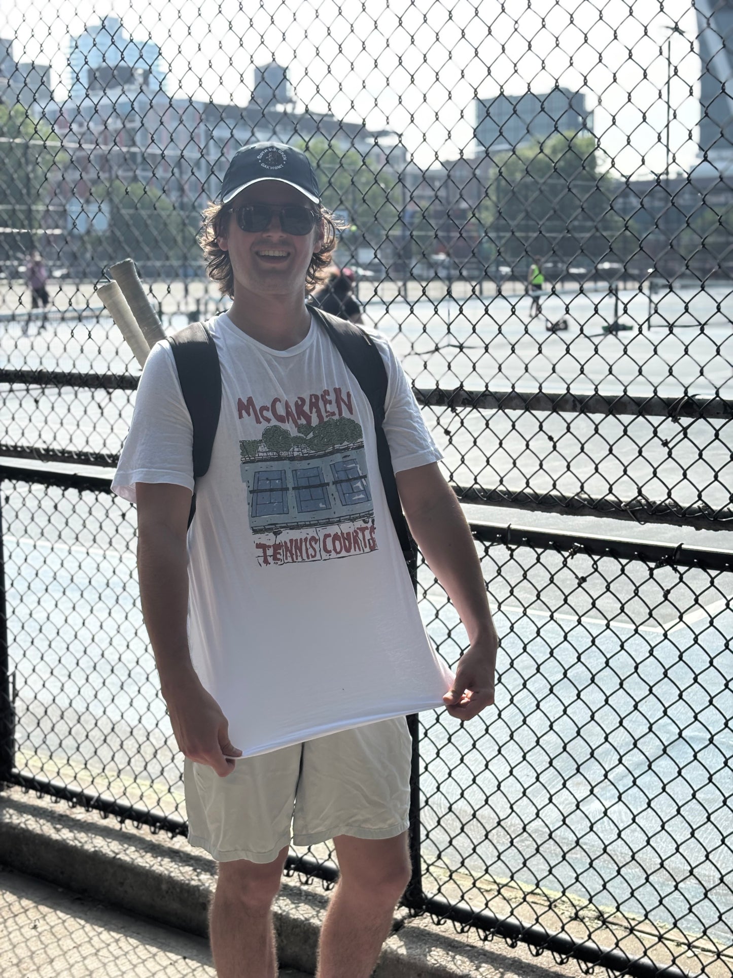McCarren Park Courts T-Shirt - B&W