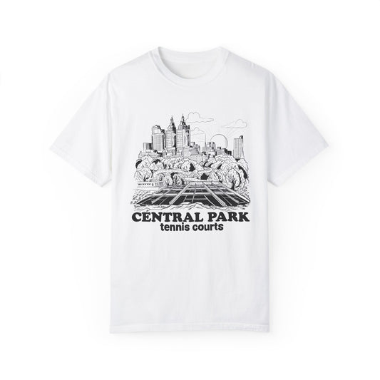 Central Park Tennis Courts Tee - Comfort Colors